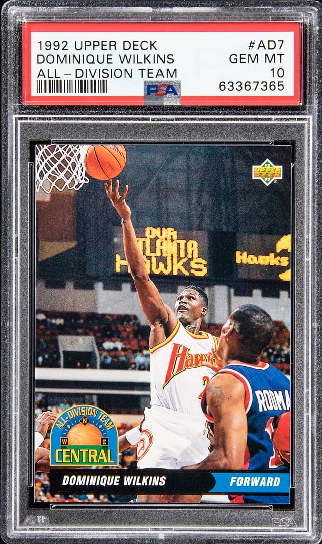 1992-93 Upper Deck Dominique Wilkins All-Divison Team #AD7 card image