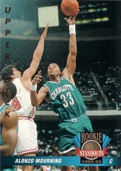 1992-93 Upper Deck European (Spanish) Alonzo Mourning RS #56 card image