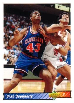 1992-93 Upper Deck European (Spanish) Brad Daugherty #125 card image