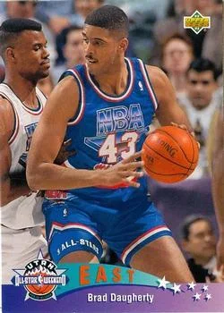 1992-93 Upper Deck European (Spanish) Brad Daugherty #7 card image