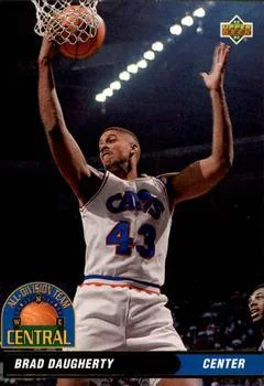 1992-93 Upper Deck European (Spanish) Brad Daugherty ADT #40 card image