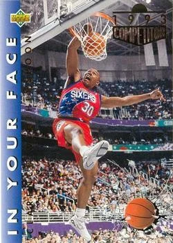 1992-93 Upper Deck European (Spanish) Clarence Weatherspoon FACE #32 card image