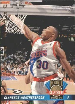 1992-93 Upper Deck European (Spanish) Clarence Weatherspoon RS #70 card image