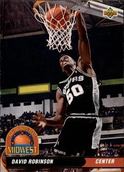 1992-93 Upper Deck European (Spanish) David Robinson ADT #45 card image