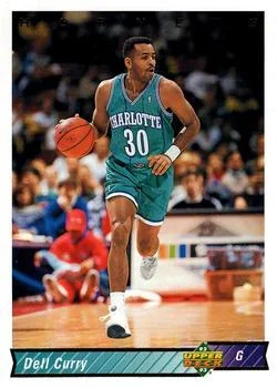 1992-93 Upper Deck European (Spanish) Dell Curry #108 card image