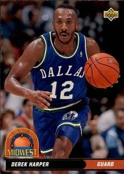 1992-93 Upper Deck European (Spanish) Derek Harper ADT #49 card image