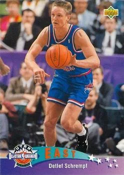 1992-93 Upper Deck European (Spanish) Detlef Schrempf #12 card image