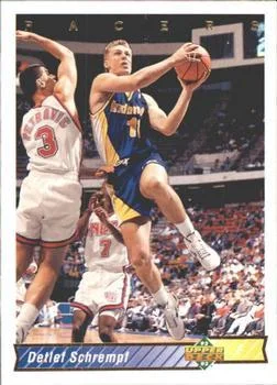 1992-93 Upper Deck European (Spanish) Detlef Schrempf #176 card image