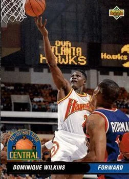 1992-93 Upper Deck European (Spanish) Dominique Wilkins ADT #41 card image