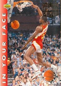 1992-93 Upper Deck European (Spanish) Dominique Wilkins FACE #34 card image