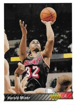 1992-93 Upper Deck European (Spanish) Harold Miner #198 card image