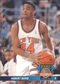 1992-93 Upper Deck European (Spanish) Hubert Davis RS #68 card image