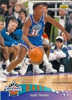 1992-93 Upper Deck European (Spanish) Isiah Thomas #6 card image