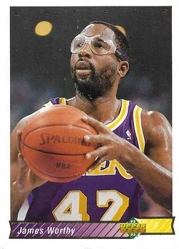 1992-93 Upper Deck European (Spanish) James Worthy #194 card image
