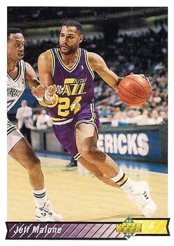 1992-93 Upper Deck European (Spanish) Jeff Malone #247 card image