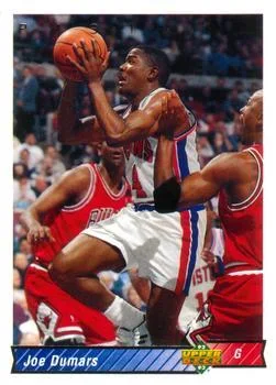 1992-93 Upper Deck European (Spanish) Joe Dumars #148 card image
