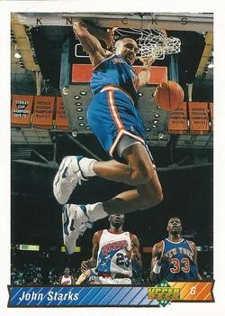 1992-93 Upper Deck European (Spanish) John Starks #218 card image