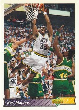1992-93 Upper Deck European (Spanish) Karl Malone #248 card image