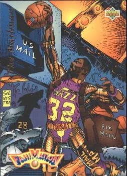 1992-93 Upper Deck European (Spanish) Karl Malone FAN #88 card image