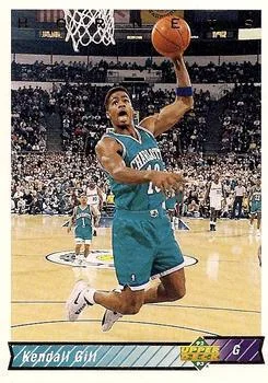 1992-93 Upper Deck European (Spanish) Kendall Gill #110 card image