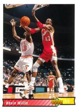1992-93 Upper Deck European (Spanish) Kevin Willis #98 card image