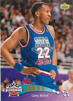 1992-93 Upper Deck European (Spanish) Larry Nance #10 card image