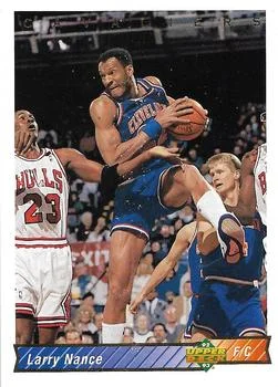 1992-93 Upper Deck European (Spanish) Larry Nance #127 card image