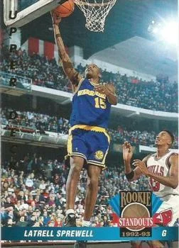 1992-93 Upper Deck European (Spanish) Latrell Sprewell RS #59 card image