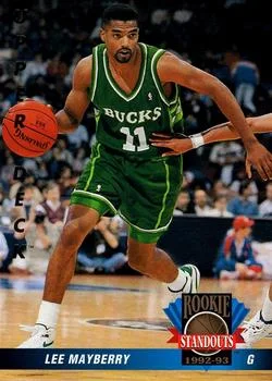 1992-93 Upper Deck European (Spanish) Lee Mayberry RS #66 card image