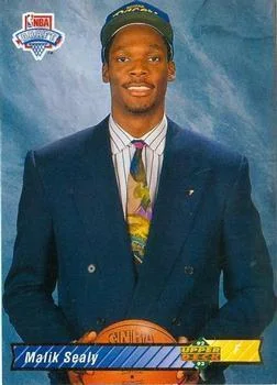 1992-93 Upper Deck European (Spanish) Malik Sealy #177 card image