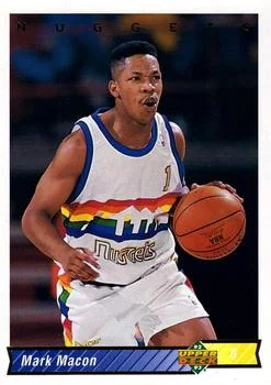 1992-93 Upper Deck European (Spanish) Mark Macon #143 card image