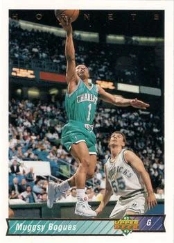 1992-93 Upper Deck European (Spanish) Muggsy Bogues #107 card image