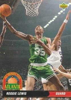 1992-93 Upper Deck European (Spanish) Reggie Lewis ADT #38 card image