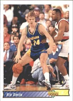 1992-93 Upper Deck European (Spanish) Rik Smits #178 card image