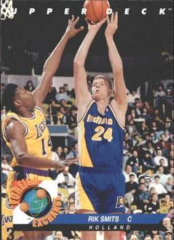1992-93 Upper Deck European (Spanish) Rik Smits FE #83 card image