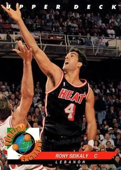 1992-93 Upper Deck European (Spanish) Rony Seikaly FE #82 card image