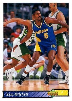1992-93 Upper Deck European (Spanish) Sam Mitchell #174 card image