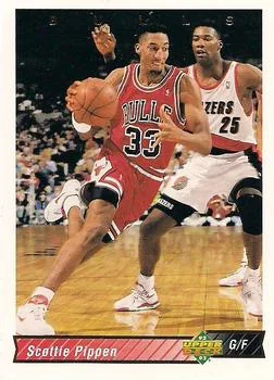 1992-93 Upper Deck European (Spanish) Scottie Pippen #121 card image