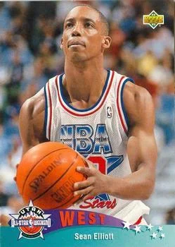 1992-93 Upper Deck European (Spanish) Sean Elliott #19 card image