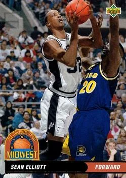 1992-93 Upper Deck European (Spanish) Sean Elliott ADT #47 card image