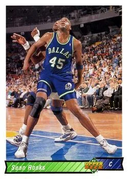 1992-93 Upper Deck European (Spanish) Sean Rooks #137 card image
