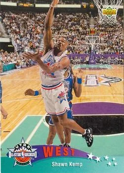 1992-93 Upper Deck European (Spanish) Shawn Kemp #21 card image