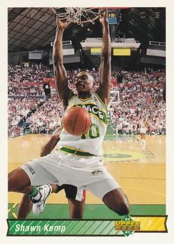 1992-93 Upper Deck European (Spanish) Shawn Kemp #243 card image