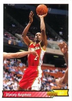 1992-93 Upper Deck European (Spanish) Stacey Augmon #91 card image