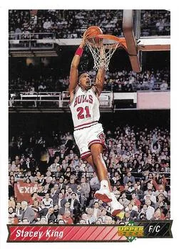 1992-93 Upper Deck European (Spanish) Stacey King #119 card image
