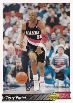 1992-93 Upper Deck European (Spanish) Terry Porter #231 card image