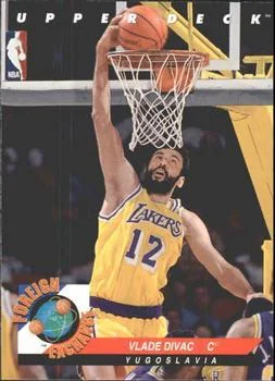 1992-93 Upper Deck European (Spanish) Vlade Divac FE #76 card image