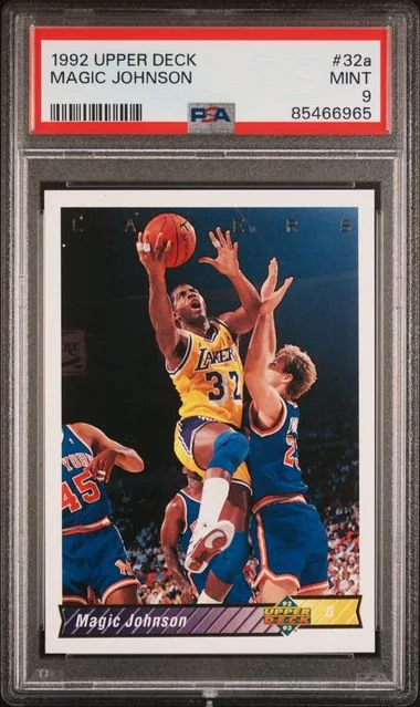 1992-93 Upper Deck Magic Johnson #32A card image