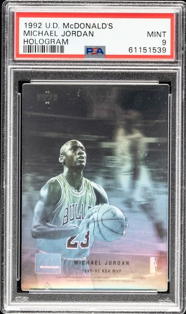 1992-93 Upper Deck Mcdonald's Hologram Michael Jordan #no-number card image