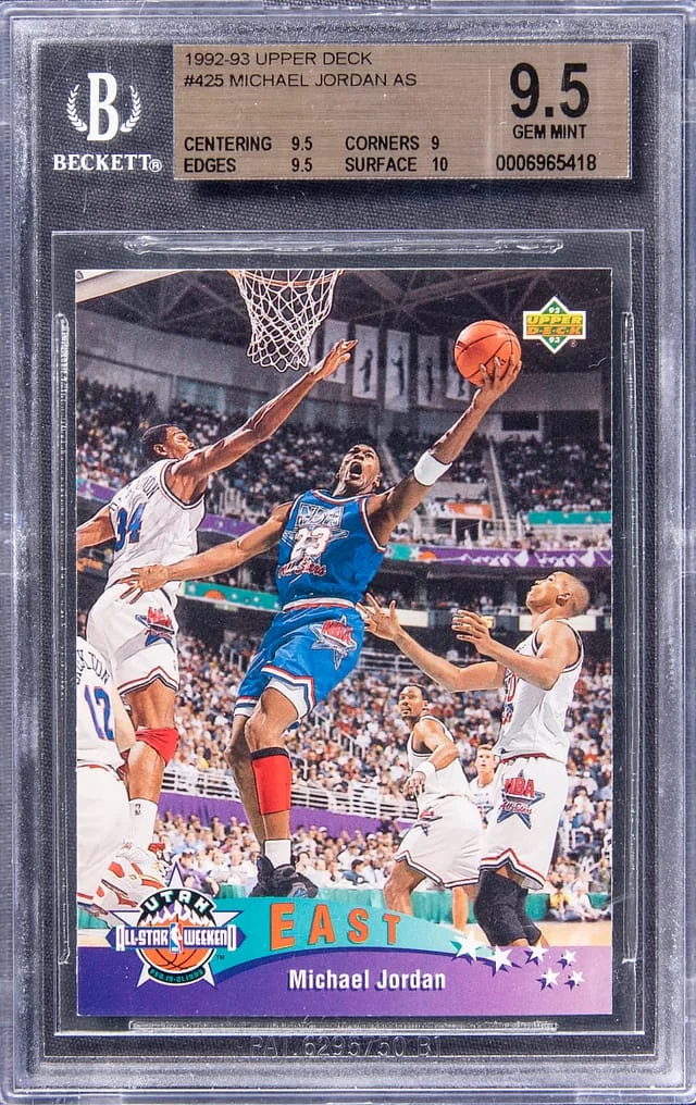 1992-93 Upper Deck Michael Jordan All-Star #425 card image